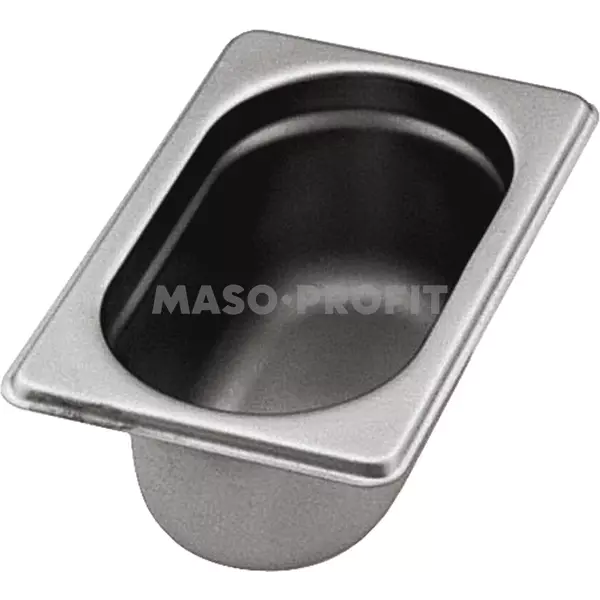 Gastronádoba GN 1/9 (h=100 mm) nerezová plná