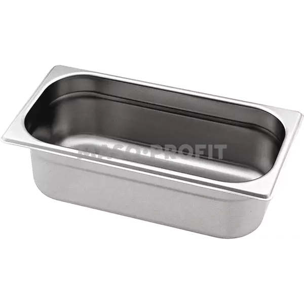 Gastronorm GN 1/3 (h=150 mm) nerezová plná s uchy
