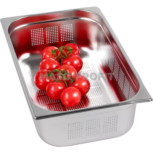 Optinox Gastronádoba GN 1/1 (h=100 mm) nerezová děrovaná OPTINOX