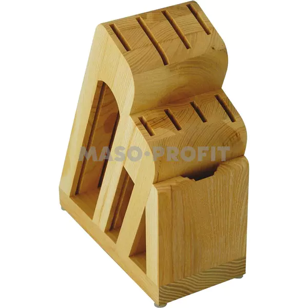 Stojan na nože přírodní buk