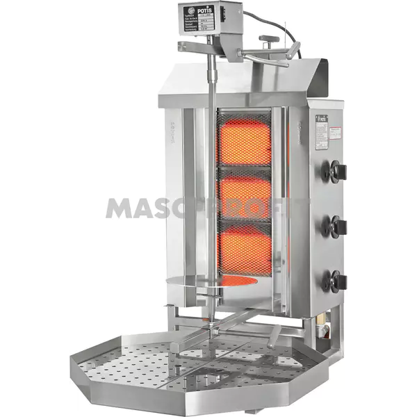 POTIS Plynový gril na gyros/kebab G1/MU