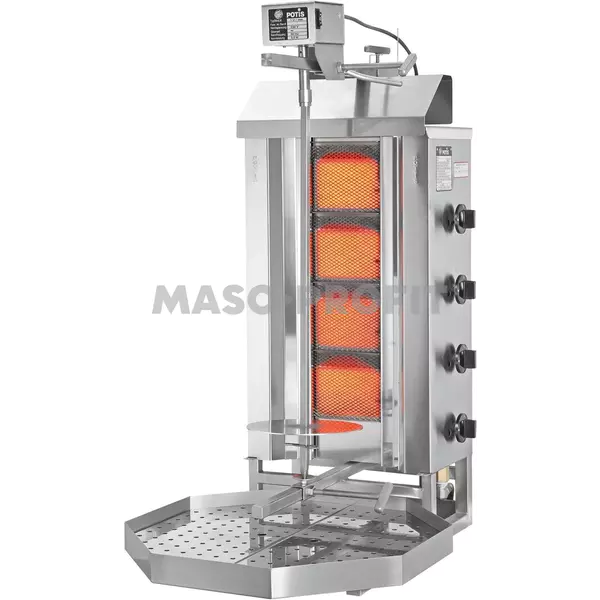 POTIS Plynový gril na gyros/kebab G2/S