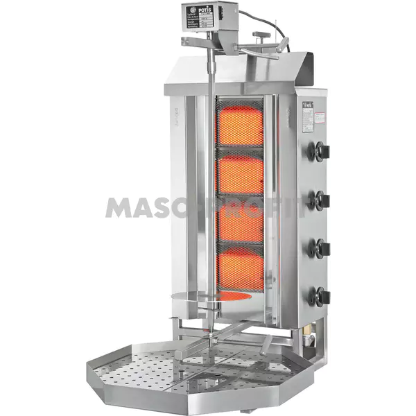 POTIS Plynový gril na gyros/kebab G2/MU