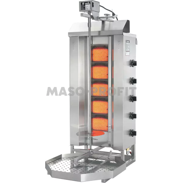 POTIS Plynový gril na gyros/kebab G3/MU