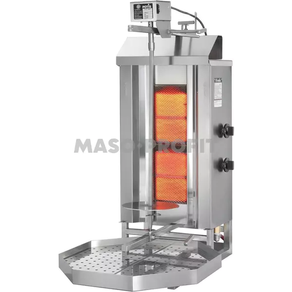 POTIS Plynový gril na gyros/kebab GD2/MU