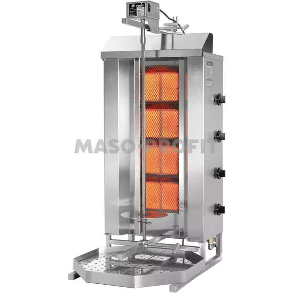 POTIS Plynový gril na gyros/kebab GD4/MU