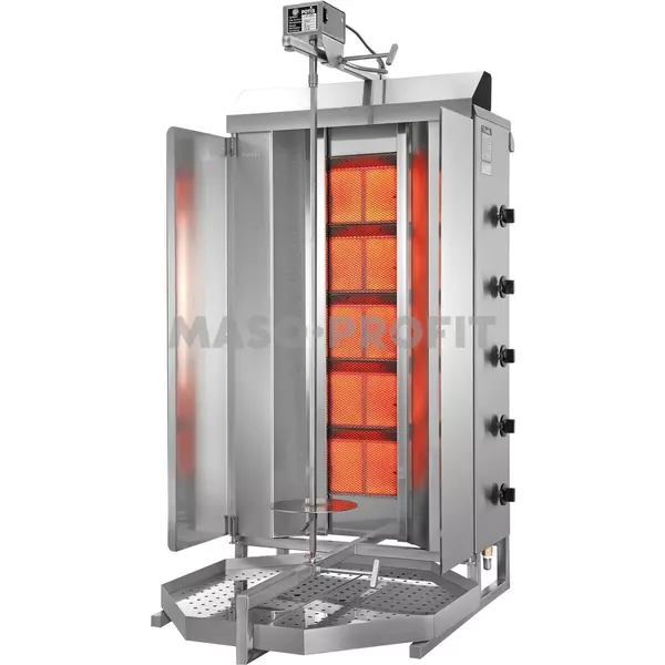 POTIS Plynový gril na gyros/kebab GD5/MU