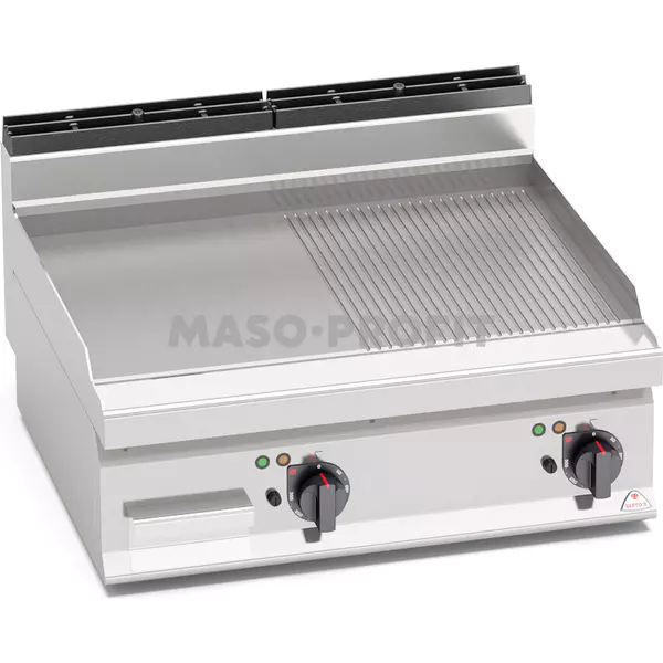 Berto's Grilovací hladká/rýhovaná plotna Bertos E7FM8BP-2