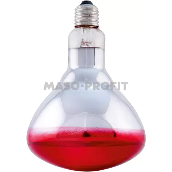 Infra žárovka - červená 250W
