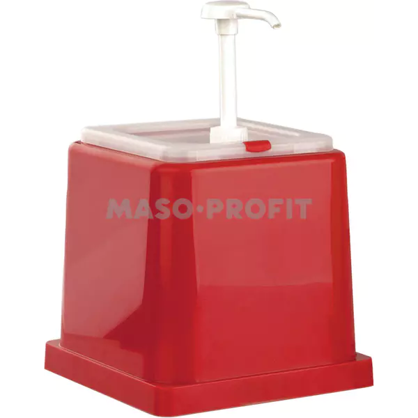 Dávkovač na kečup - červená 1000ml