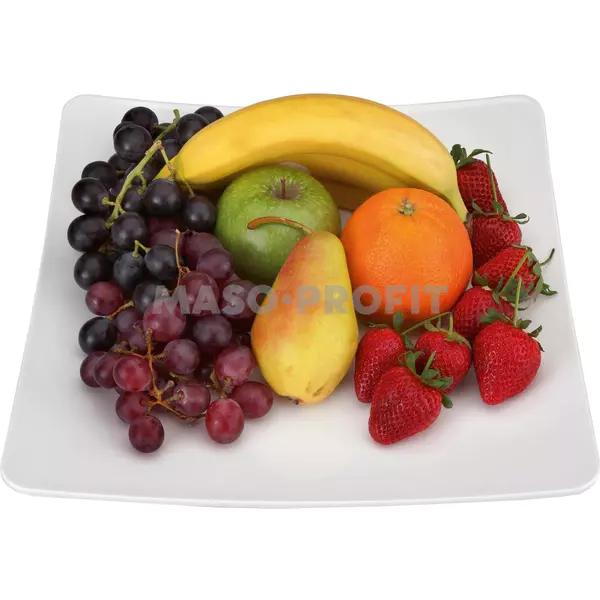 Tác klenutý čtvercový 350x350mm - bílá