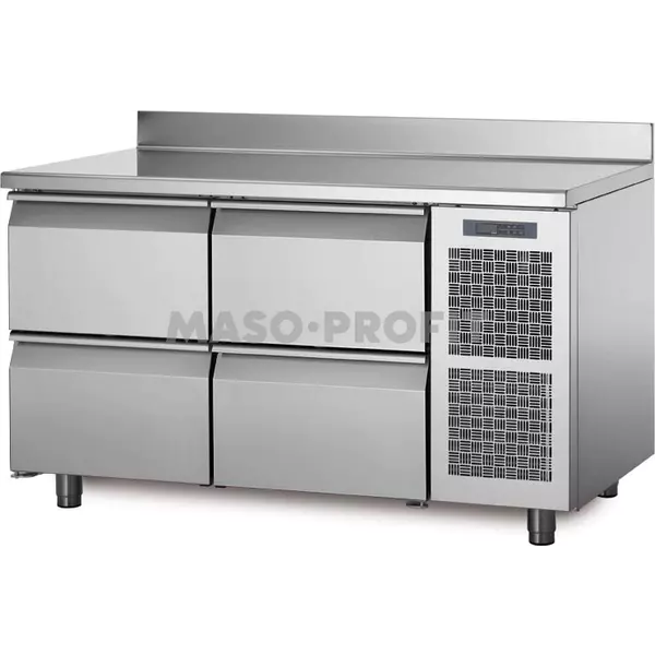 Coldline Chladící stůl TA13/4M s deskou a zadním lemem
