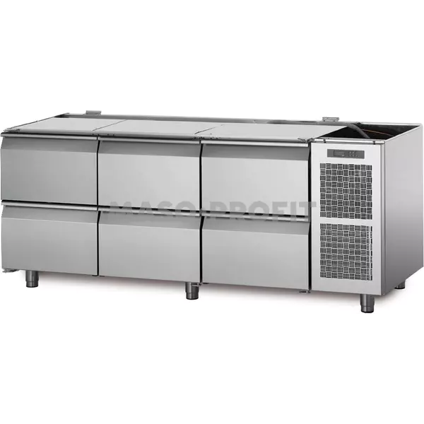 Coldline Chladící stůl TS17/6M bez vrchní desky