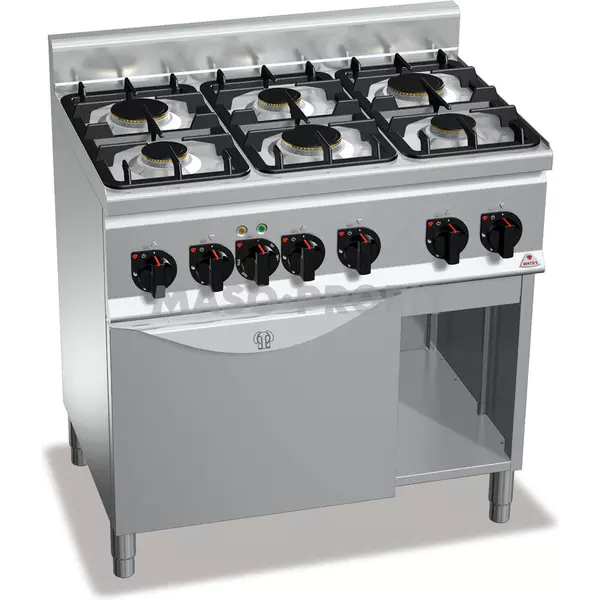 Berto's Plynový sporák Bertos G6F6PW+FE1 (31,5 kW)
