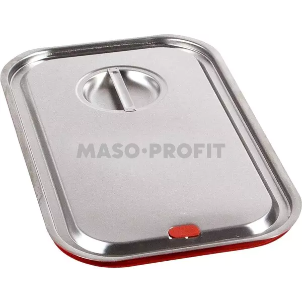 Optinox Víko GN 1/2 nerez se silikonovým těsněním