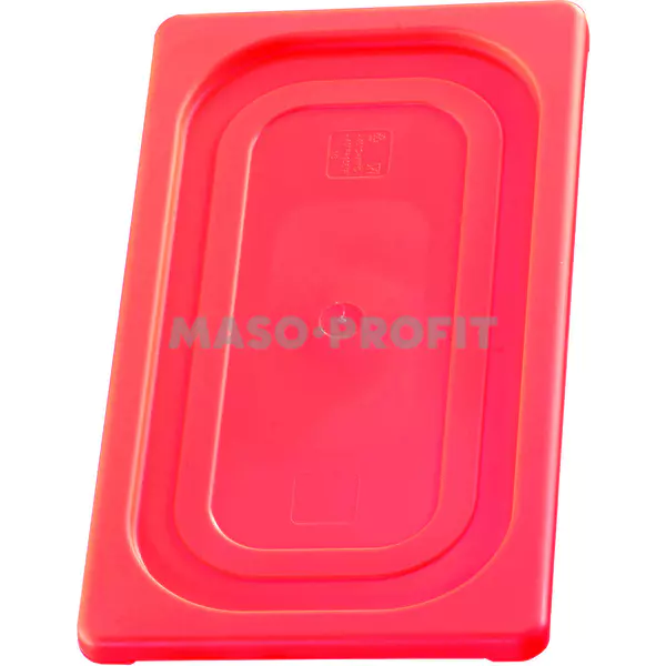 Gastronorm Víko GN 1/1 polypropylenové - červená
