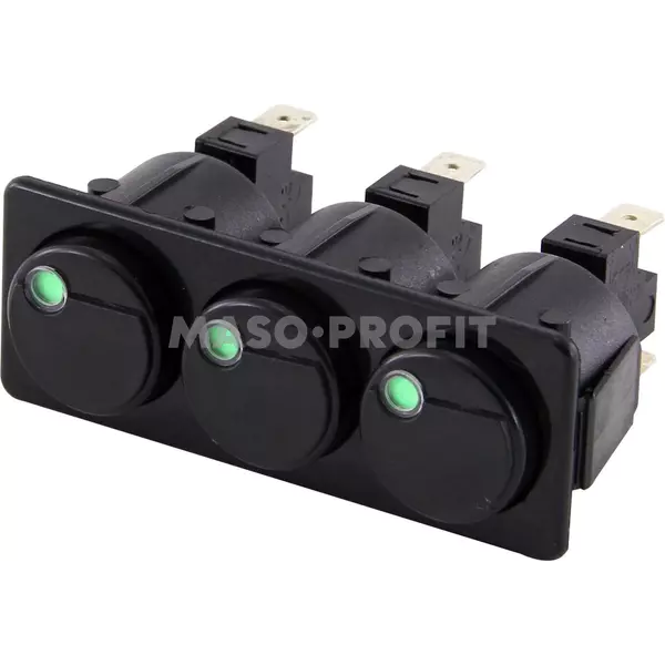 Fiamma Vypínač trojitý (toaster)