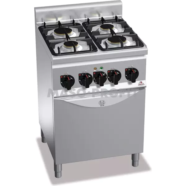 Berto's Plynový sporák Bertos G6F4PW+FE1 (22 kW)