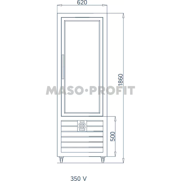 Vitrina chladici cukrarska CPS 350 V