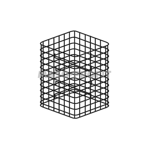 KROMO Stojan na inventář nerez 150 x 150 x 250 mm