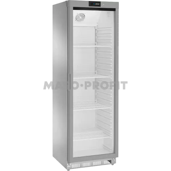 Amitek Skříň chladící AKD 400RG SS 360 L nerez/sklo