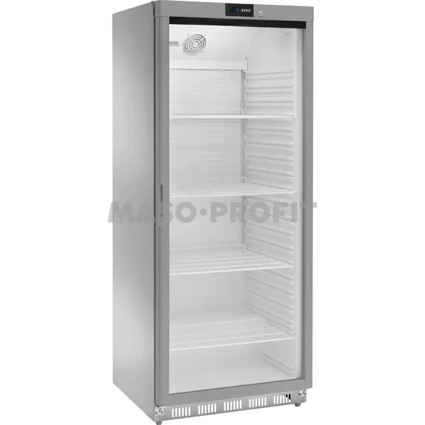 Amitek Skříň chladící AKD 600RG SS 580 L nerez/sklo
