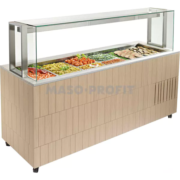 ENOFRIGO Vitrina bufetova vyhrivana DOGE Servito 1400 2PC