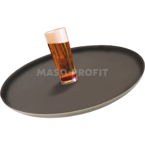 Podnos číšnický protiskluzový kulatý