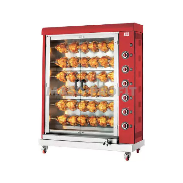 CB El. gril E-36PB-S6 - červený