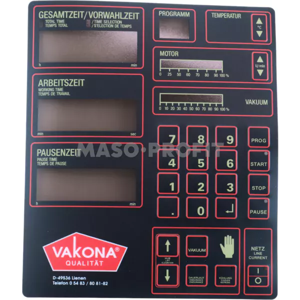 Folie ovladani M10/20