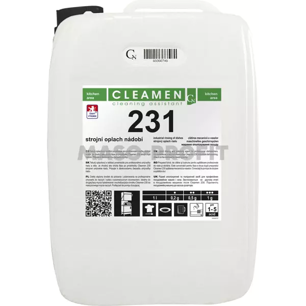 Cleamen 231 oplachový prostředek do myček 20 KG