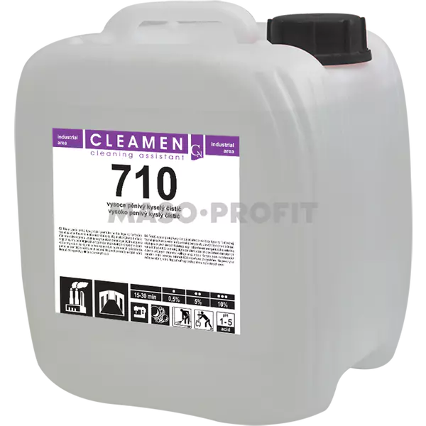 CLEAMEN 710 Vysoce pěnivý kyselý čistič 12kg