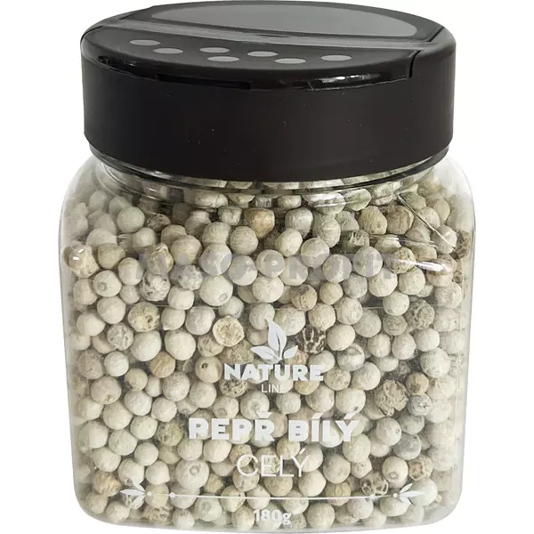 Nature line Pepř bílý celý 180g dóza