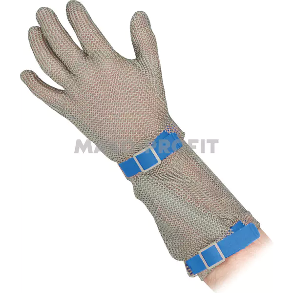 EUROFLEX Řeznická rukavice dlouhá levá L modrá