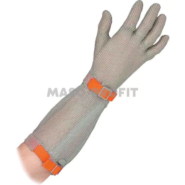 EUROFLEX Řeznická rukavice extra dlouhá pravá XL oranžová