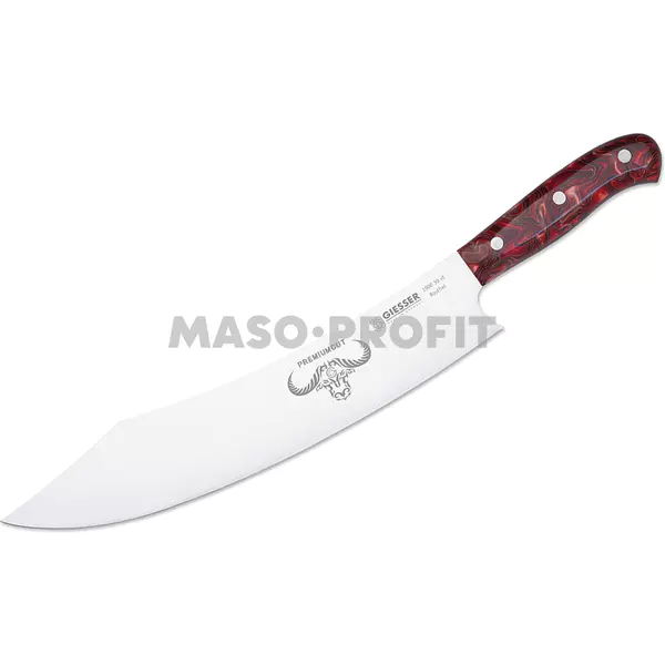 Giesser Nůž kuchařský Barbecue No1 G 1900 s 30cm červený