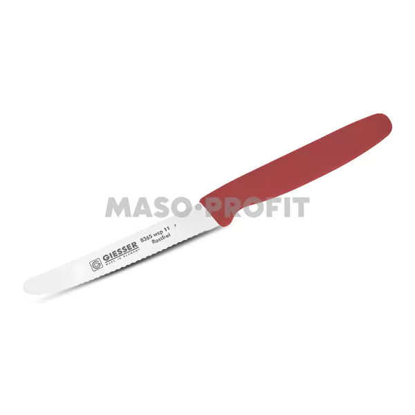 Giesser Nůž zubatý univerzální G 8365 110 mm červená