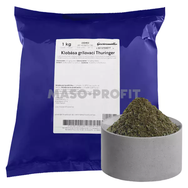 Gewürzmüller Klobása grilovací Thuringer 1 kg