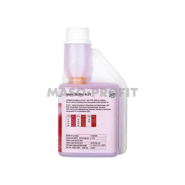 Testo PH puffer 4,01   250ml
