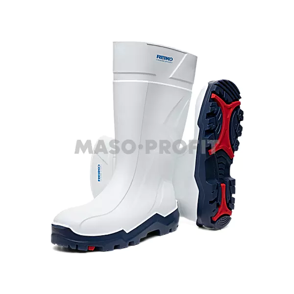 Holínky PU-PREMIUM safety bílé - 46