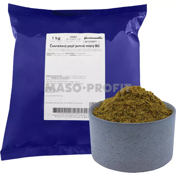 Gewürzmüller Česnekový pepř jemně mletý BG 1Kg