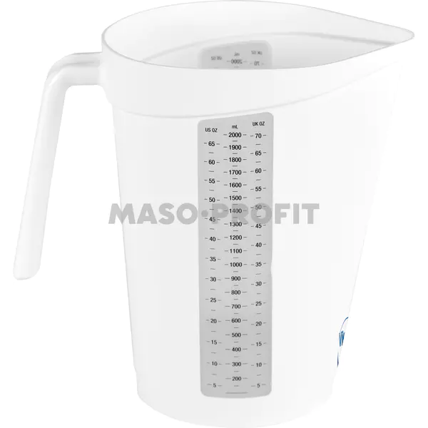 Vikan Odměrka 2 l průhledná stupnice bílá 60005