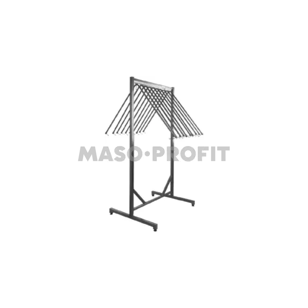 Věšák zástěr s 10 ramínky 1100x800x2000mm