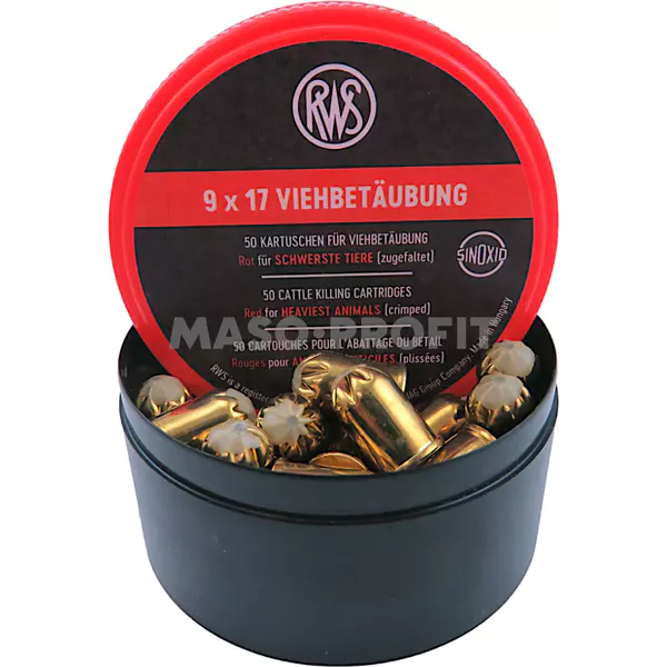 Turbocut Jateční náboje 9mm 50 ks - červené