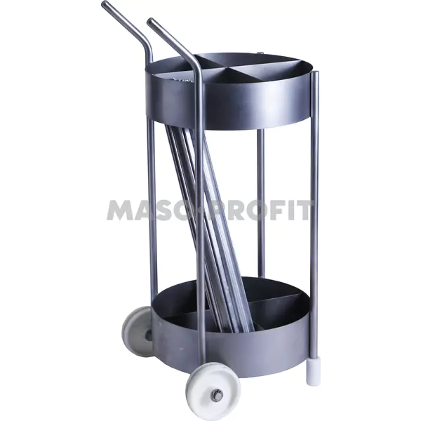 Vozík na udírenské hůlky kulatý