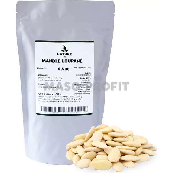 Nature line Mandle loupané 0,5 kg