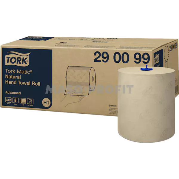 Tork Ručníky papírové v roli Matic,1 x 6, natural recykl H1