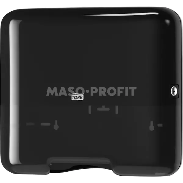 Tork Zásobník na papírové ručníky v roli Singlefold/C-fold Mini H3, černá - 553108