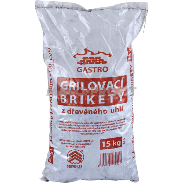 SERVIS LES Brikety grilovací Gastro 15kg