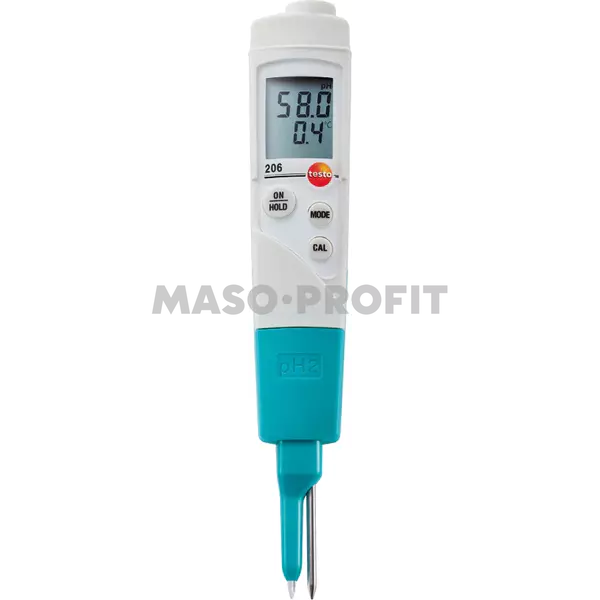 Testo Teploměr/pH metr 206 pH 2 sada 1